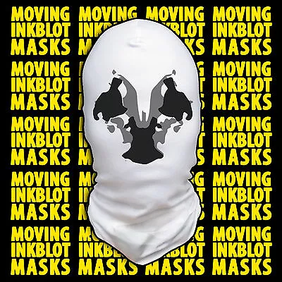 Halloween Costume Rorschach Moving Inkblot Mask - Cracked • $32.50