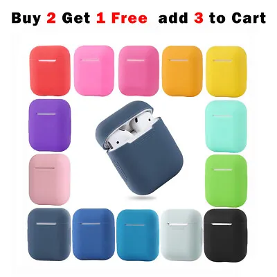 $3.99 • Buy Shockproof For Apple AirPods Case Cover Skin Slim Silicone Anti Falling Scratch