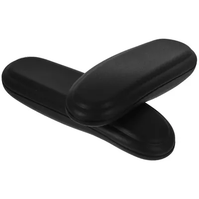 2 Pcs Pu Office Chair Arm Replacement Wheelchair Armrest Covers • £16.99