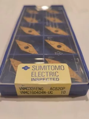 Vnmg331eng Ac820p - Sumitomo - 10 Pack - Usa Stock - New - Vnmg160404n-ug Ac820p • $88