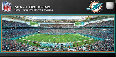 MasterPieces - Miami Dolphins - NFL 1000 Piece Panoramic Jigsaw Puzzle • $19.99