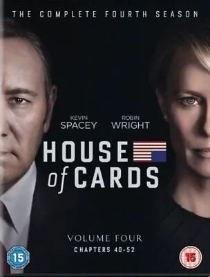 House Of Cards - Series 4 - Complete - DVD - [NEW/Sealed] • £2.99