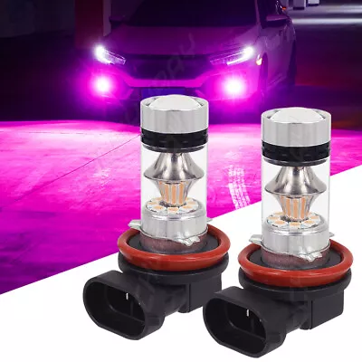 LED Fog/Driving Light Bulbs H8 H16 H11 Fog Light Purple 14000K High Power Lamp • $16.14