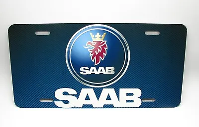 Saab Logo Metal Car Novelty License Plate Auto Tag • $17.95