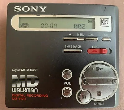 £90.65 • Buy Sony MZ-R70 MD Walkman Digital Recorder Mini Disk Player With Accessories