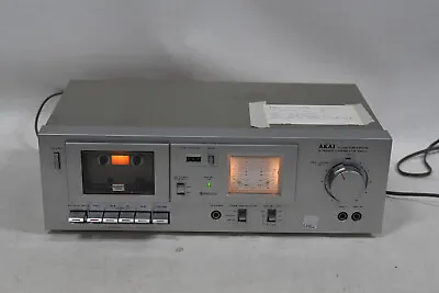 AKAI CS-M01A Stereo Ausio Cassette Tape Deck - For PARTS AS IS - Vintage Japan • $99.95