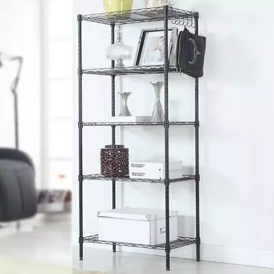 5 Layers Wire Shelves Unit Adjustable Metal Shelf Rack Kitchen Storage Organizer • $34.99