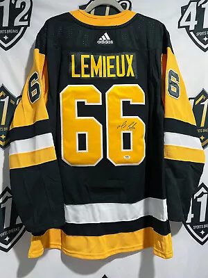 MARIO LEMIEUX Pittsburgh Penguins SIGNED Autograph JERSEY PSA COA Adidas Pro 54 • $1049.99