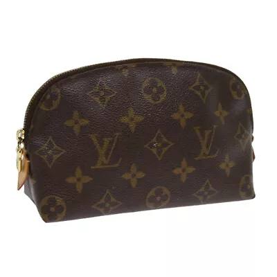 LOUIS VUITTON Monogram Pochette Cosmetic PM Cosmetic Pouch M47515 LV Auth 64193 • $180