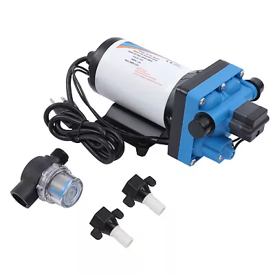 110V Self Priming Water Pressure Diaphragm Pump 55 PSI For Home/Caravan/Marine • $65.56