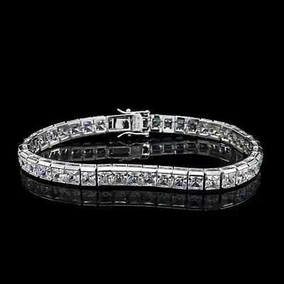 Victoria Wieck Absolute Icicle Line Tennis Bracelet 8  Real Sterling Silver HSN • $319.23