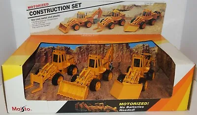 Maisto Motorized Construction Set: Loader Excavator/ Forklift /Snow Plow Ripper • $99.95