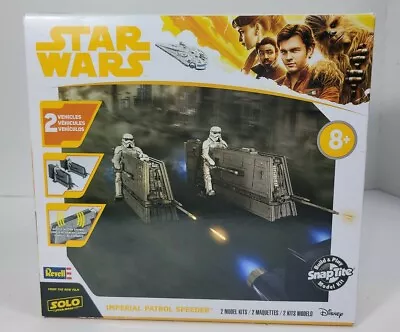 Star Wars Revell Snap Tite Plastic Model Kit-Imperial Patrol Speeder 1:28 • $16.99