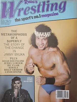 $9 • Buy The Ring's Wrestling Magazine - February 1983 - Jimmy 'Superfly' Snuka