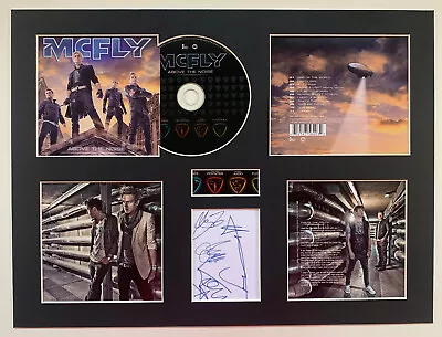 McFLY - Signed Autographed - ABOVE THE NOISE - Album Display Deluxe • £40