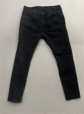 Levis 512 Jeans Men’s Size 32x30 Slim Taper Black Denim Red Tab Flex Pants • $17.99