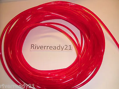 1/8  I.D. Red Fuel-Gas-Line-Hose 1/4  O.D. PWC Motorcycle Jet-Ski Sold X Foot • $2.39