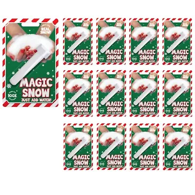 INSTANT MAGIC SNOW Artificial Fake Powder Kids Christmas Decoration GMXMA2521 UK • £3.09