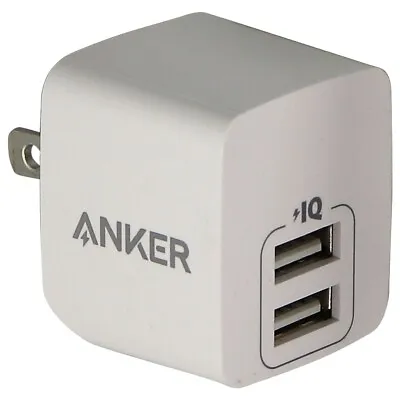 Anker (5V/2.4A) PowerPort Mini Dual USB Wall Charger - White (A2620) • $6.59