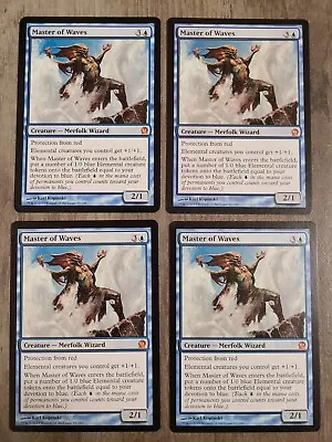 Master Of Waves X4 Theros - VG/EX - 4RCards • $16