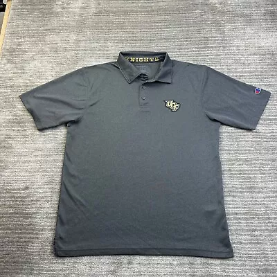 UCF Knights Polo Shirt Mens Medium Gray Collegiate University Of Central Florida • $18.85