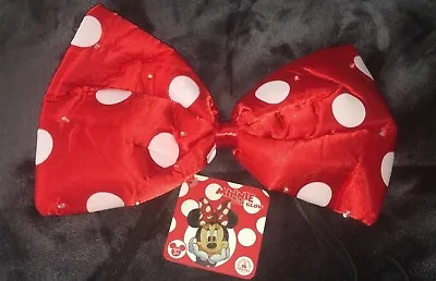 NWT~Disney Parks!~Mini Mouse Red Spotted Light Up Bow~Dress-Up Costume Accessory • $8.49