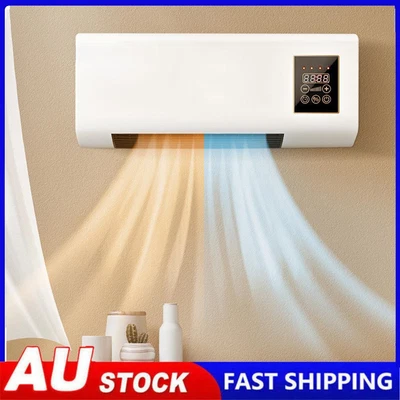 $63.80 • Buy Wall Mounted Heater Air Conditioner Combo 1800W Electric Cooling Heating Machine