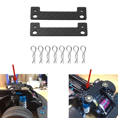 For TAMIYA XV01 TT01 TT02 RC Car Body Post Magnet Mounting Plate Upgrade Part • £5.95