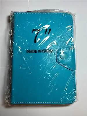 Light Blue Android Logo Folder Case For 7  Yarvik 7  TAB274EUK Tablet PC • £10.90