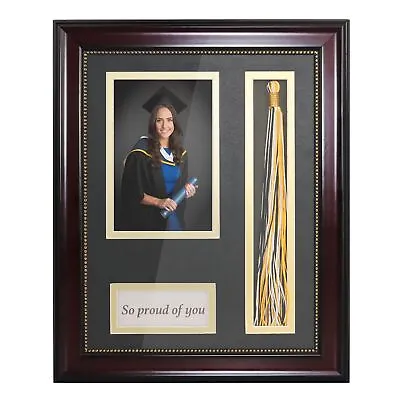 GraduationMall Graduation Photo Shadow Box Frame With Tassel Holder For 4x6 P... • $30.65