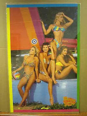 The Girls Of Hawaiian Tropic Hot Girls Man Cave Car Garage Vint Poster 1993 1873 • $39.97