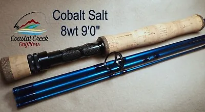 Coastal Creek Outfitters Cobalt Salt Fly Rod 8wt Beautiful Ships Today • $169