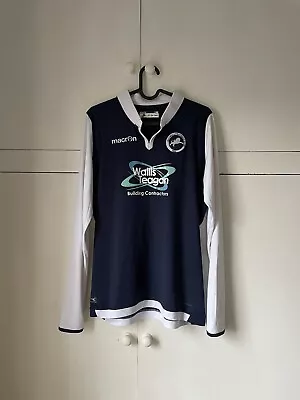 2015-16 Millwall Home Shirt L/S #4 (Good) S • £24.99