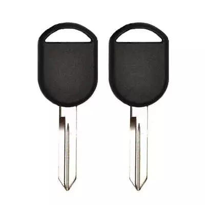 New Uncut Blank Transponder Key Replacement For Ford 4D63 Chip H84-PT (2 Pack) • $11.58