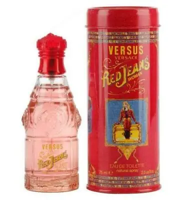 RED JEANS By Versus Versace Perfume For Women 2.5 Oz Edt NEW IN BOX • $22.98