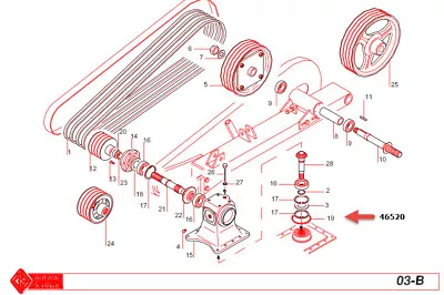 46520 O-Ring / Seal For Gribaldi Salvia DM Series Disc Mower Gearbox • $6.66