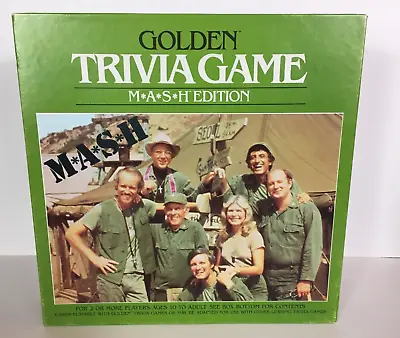 1984 MASH Golden Trivia Game M*A*S*H Edition - Open Missing 1 Card • $18