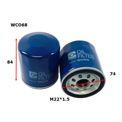 Wesfil Cooper Oil Filter Wco68 Z663  Suits Holden • $20.83