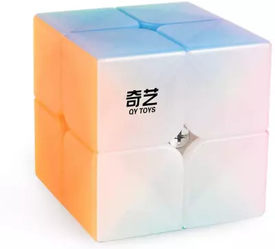 D-Fantix QYTOYS Qidi S 2X2 Speed Cube Stickerless 2X2X2 Jelly Cube Puzzle For Ki • $17.99