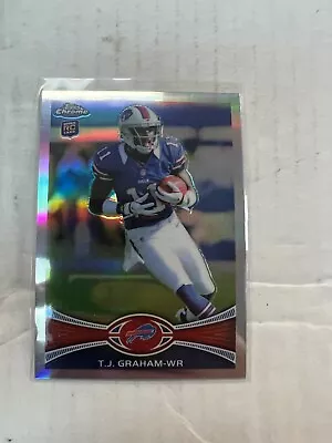 T.J. Graham 2012 Topps Chrome Rookie Silver Refractor #47 • $2.50