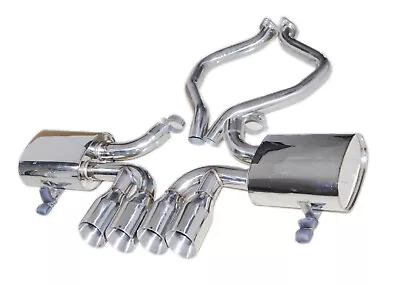 For 97-04 Chevy Corvette C5/Z06 5.7L LS V8 Dual 4  Tip Muffler Catback Exhaust • $277.75