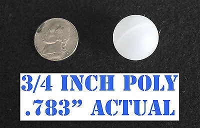 Ten~3/4 Inch (22mm) Hollow Polypropylene Balls Monkey Fist Cores~Made In USA • $6.95