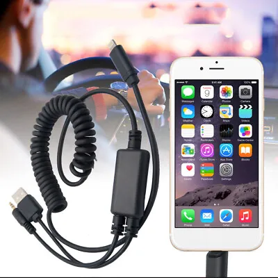 £18.39 • Buy For Bmw & Mini IPod IPhone 6 7 8 X XS Interface Audio USB Cable Lead AUX Adapt