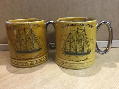 £12 • Buy Dartmouth Pottery Britannia Desigh Sailing Association X 2