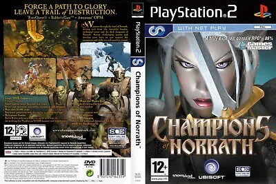 Champions Of Norrath PS2 Inlay Only • £5.99