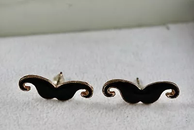 Unique Mustasche Earrings • $30