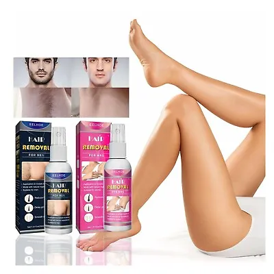 $5.35 • Buy Powerful Permanent Hair Removal Spray Stop Hair Growth Inhibitor Remover