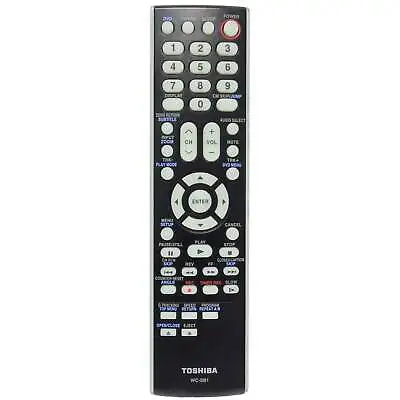 $14.99 • Buy Toshiba WC-SB1 Factory Original TV/DVD/VCR Combo Remote MW24F11, MW27F11