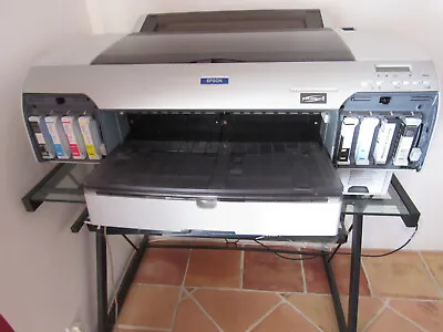 Epson Stylus Pro 4000 Printer W Ink  Original Manual & 3 Extra Ink  Cartriges • $300