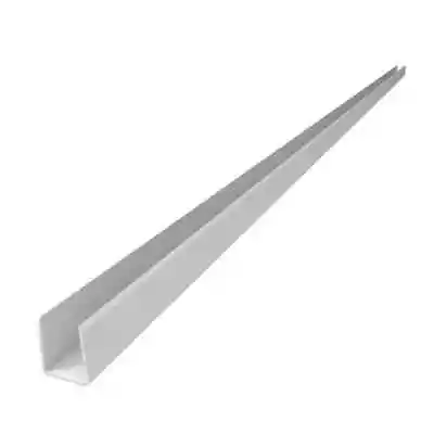 Barrette Outdoor Living 1.02 X 1.379 X 59.5 Inch White Vinyl Fence U-Channel • $4.14